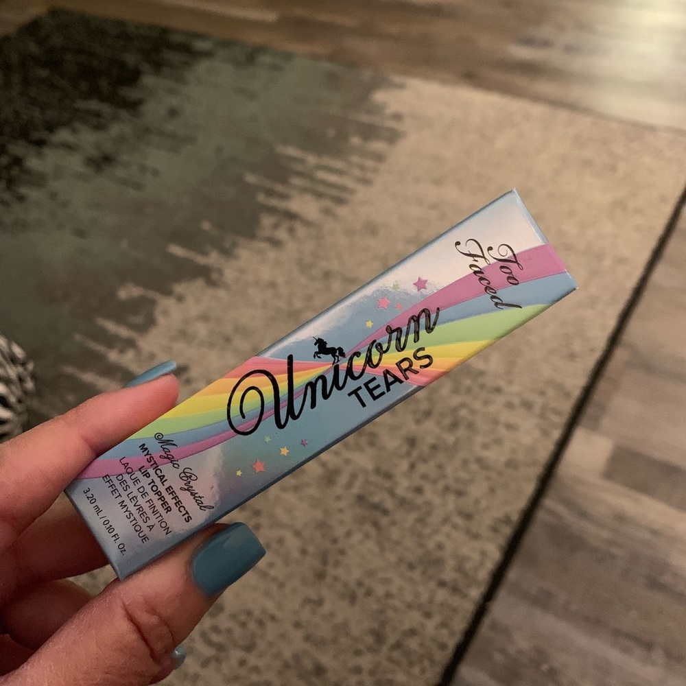 Too faced unicorn tears lip topper